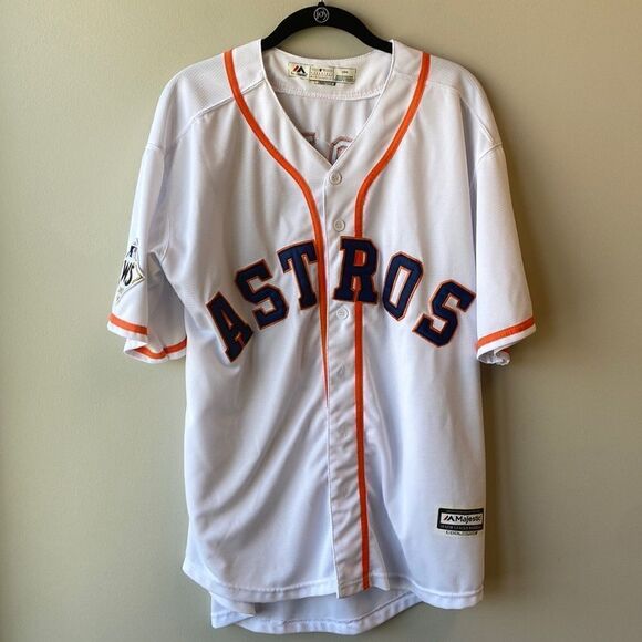 ASTROS World Series 2017 Carlos Correa jersey MLB large - Picture 1 of 6